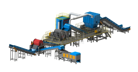 Bulky Waste Recycling Production Line